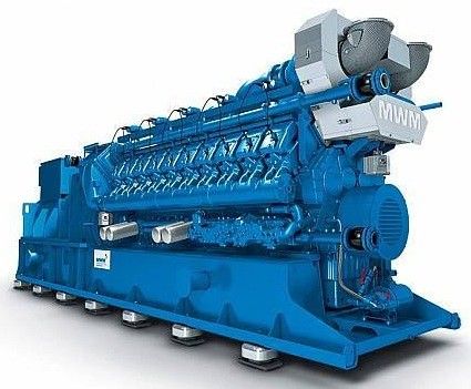 2000kw 42% High Efficiency Gas Generator For Continuously Running Use