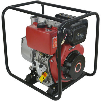 ISO 9001 Diesel Engine Water Pumps Red Diesel Powered Water Pump