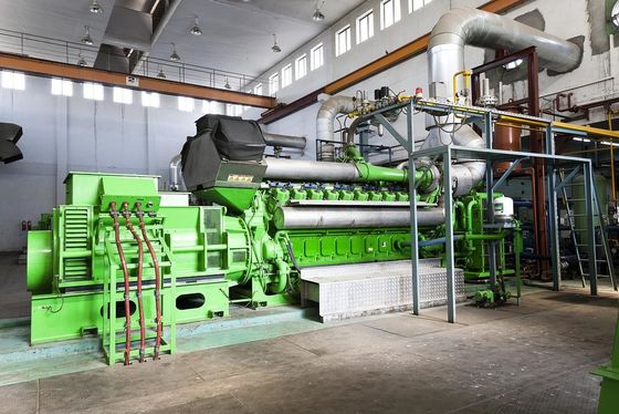 High Power Hfo Generator 21MW Water Cooled Genset For Continuous Power Supply