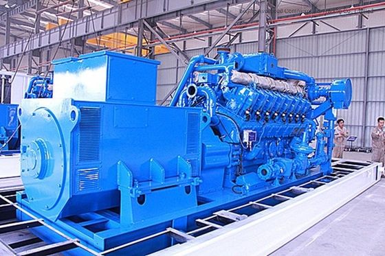 Low Emission Low Noise 50Hz 60Hz MAN Generator For Large Scale Power Generation