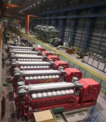 Low Emission Low Noise 50Hz 60Hz MAN Generator For Large Scale Power Generation