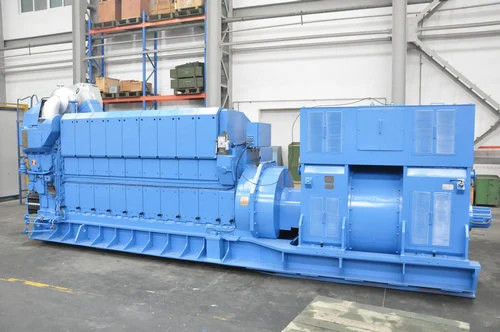 Low Speed Heavy Fuel Oil Generator 4MW-77MW High Efficiency Diesel Generator