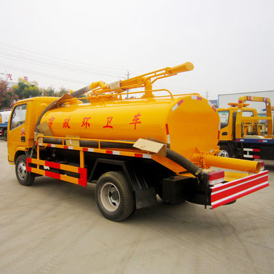 4000L Fecal Suction Truck DONGFENG 95hp 3300mm Wheel Base