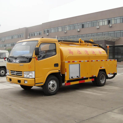DONGFENG 5000L Pressure Washing Truck Engine 120hp Wheel Base