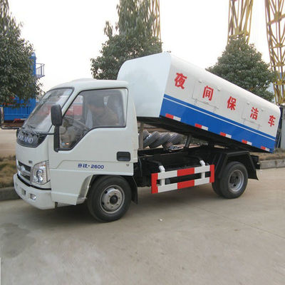Foton Forland Sealed Dump Garbage Truck With Garbage Container