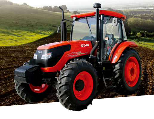 4WD FMD1304 Wheeled Farm Tractor With Cab For Ploughing