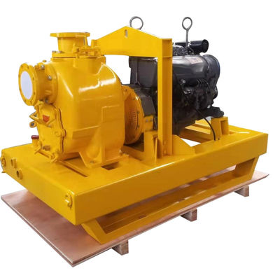 High Pressure Diesel Water Pump Two Wheel Single Stage Irrigation Pump