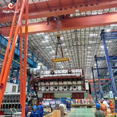 7MW Gas Generator Set Powerplus 18MV320G High Efficiency Industrial Power Generation System for Factory Use