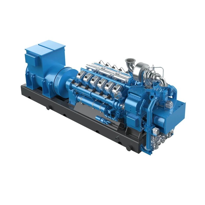 Four Stroke Biogas Generator Agriculture 400V Inline Biogas Genset