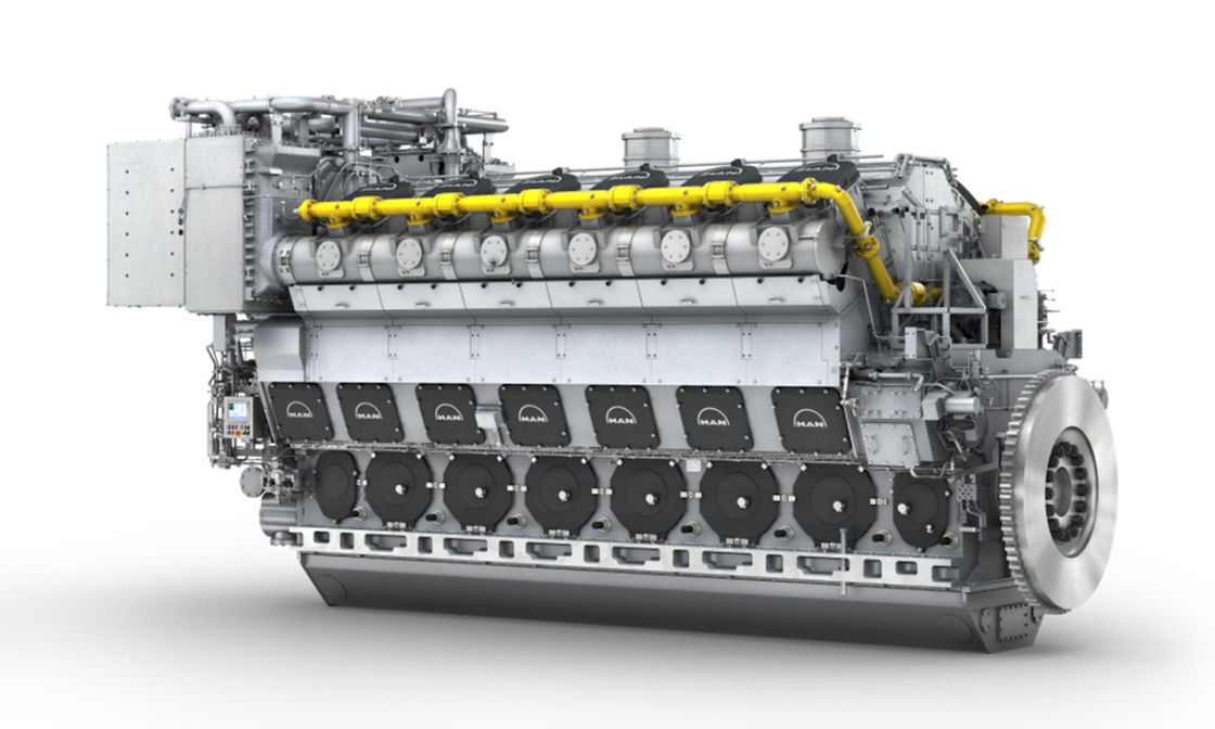 50Hz/60Hz Dual Fuel Generator High Power Generator With MAN L51/60DF Engine