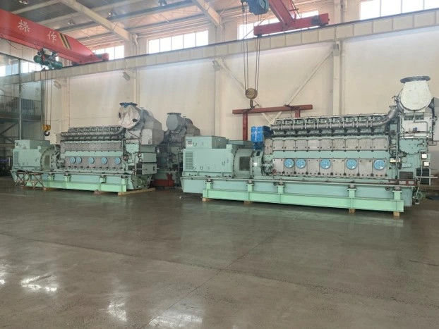 Low Speed Heavy Fuel Oil Generator 4MW-77MW High Efficiency Diesel Generator