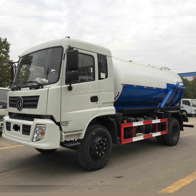 10000L Sewage Suction Truck Cummins 170hp Sewage Vacuum Pump Truck